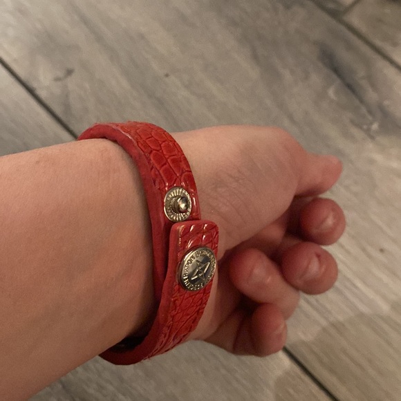 This is Sliver and PINK FIERCE bracelet in big letters - Picture 3 of 5